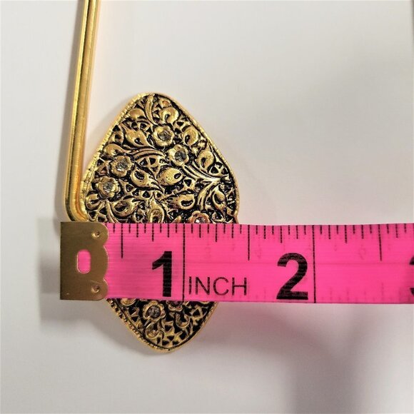 CUSTOM Made Antique Gold Plated Handbag Holder or Handbag Table Hook - Picture 15 of 16